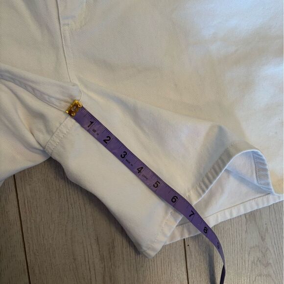 Vintage 90s Northern Reflections white denim shorts - Picture 8 of 8